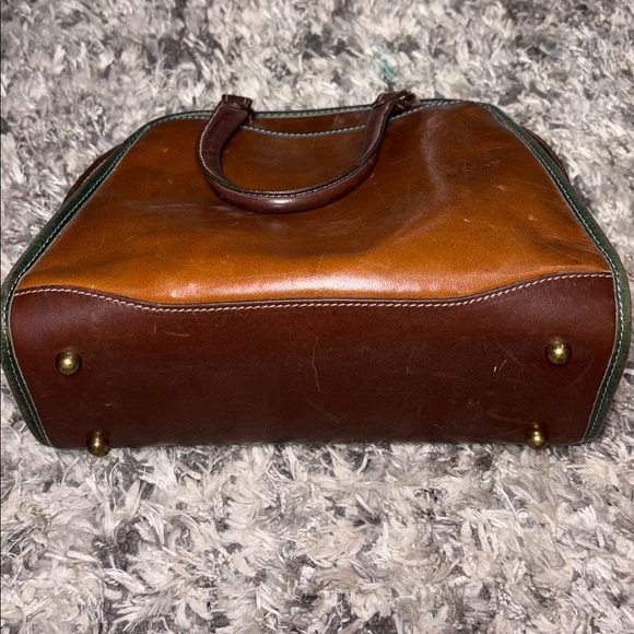 Brahmin Vintage Elegant Brown Leather Handbag - Picture 6 of 11